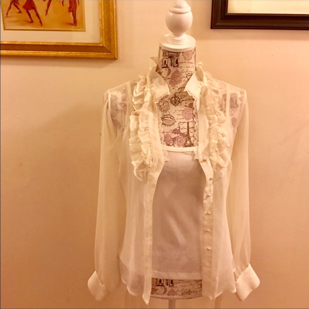 Madison Michelle Blouse & Matching Shell - Picture 3 of 5